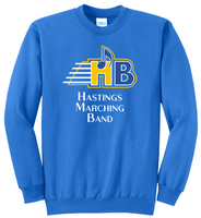 HHS Marching Band Royal Crewneck Sweatshirt
