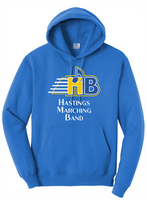 HHS Marching Band Royal Hooded Sweatshirt 