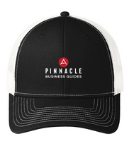 Pinnacle Black/White Port Authority Snapback Trucker Cap