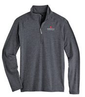 Pinnacle Dark Grey Heather Men's Pacesetter Quarter Zip 