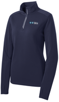 BHI Women's Sport-Tek® Sport-Wick® Textured 1/4-Zip Pullover