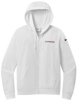 TempWorks Women’s Nike Club Fleece Sleeve Swoosh Full-Zip Hoodie
