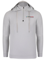 TempWorks Unisex Swannies Golf Vandyke Quarter-Zip Hooded Sweatshirt