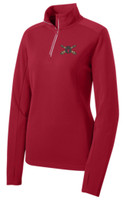 NGRB Women's Sport-Tek Sport-Wick Textured 1/4-Zip Pullover