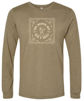 Busted Nut BELLA + CANVAS CVC Long Sleeve Tee Square Design