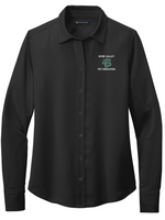 River Valley Women’s Brooks Brothers Full-Button Satin Blouse