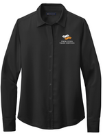 Twin Cities Trade Services Women’s Brooks Brothers Full-Button Satin Blouse