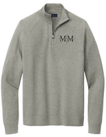 MN Memorials Men’s Brooks Brothers Cotton Stretch 1/4-Zip Sweater