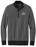 Starkson Family Men’s Brooks Brothers Washable Merino Birdseye 1/4-Zip Sweater