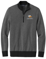 Twin Cities Trade Services Men’s Brooks Brothers Washable Merino Birdseye 1/4-Zip Sweater