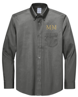 MN Memorials Men’s Brooks Brothers Wrinkle-Free Stretch Pinpoint Shirt