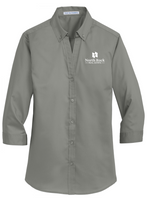North Rock RE Women’s Port Authority 3/4-Sleeve SuperPro Twill Shirt