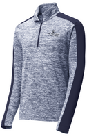 The Preserve Men’s Sport-Tek PosiCharge Electric Heather Colorblock 1/4-Zip Pullover