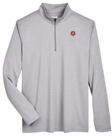 Pinnacle Athletic Heather Men's Zone Sonic Heather Performance Quarter-Zip 