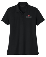 Pinnacle Black Women's TravisMathew Oceanside Solid Polo