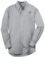 Peli Men’s Port Authority Plaid Pattern Easy Care Shirt