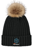 Peli Port Authority Faux Fur Pom Beanie