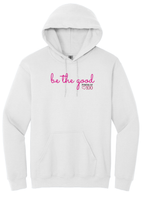 Power of 100 White Gildan Heavy Blend Hooded Sweatshirt