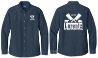 Lorentz Meats Women’s Screen Printed Long Sleeve Value Denim Shirt