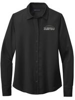 MP Group Women’s Brooks Brothers Full-Button Satin Blouse