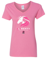 TOH Women's Heavy Cotton V-Neck T-Shirt