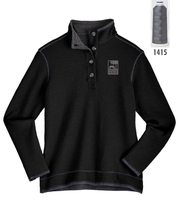 TOH Women's Maverick Waffle Knit Button Up