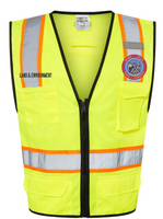 PIIC Unisex 6 Pocket Contrast Class 2 Vest 