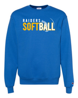 HHS Softball Champion Powerblend Crewneck Sweatshirt