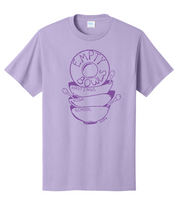 Empty Bowl Lavender Port & Co Core Cotton Tee 