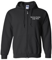 Service Centers Unisex Gildan Heavy Blend Full-Zip Hooded Sweatshirt