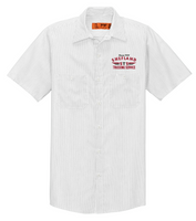 STS Men’s Red Kap Short Sleeve Striped Industrial Work Shirt