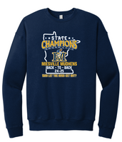 Miesville Mudhens State Adult BELLA+CANVAS Sponge Fleece Drop Shoulder Sweatshirt