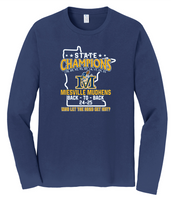 Miesville Mudhens State Adult Port & Co Long Sleeve Fan Favorite Tee