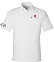 Pinnacle White Men's Under Armour Recycled Polo