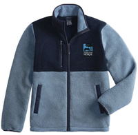 TOH Men's Warm Up Colorblock Sherpa Fleece Jacket