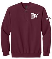 HHS Peer Helpers Maroon Gildan 1/4-Zip