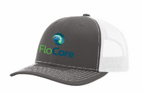FloCore Charcoal/White Adjustable Mesh Back Cap