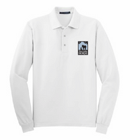 This Little Horse Youth, Men's, Women's, Tall's Long Sleeve Polo-White