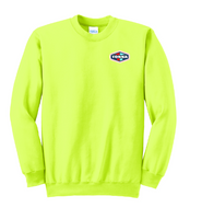 Tonna Installer Men's Safety Green Crewneck Sweatshirt