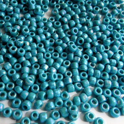 11//0 Japanese Matte Blue AB Seed Beads 28-grams