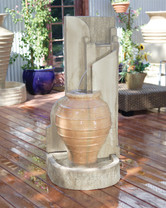 Honey Pot Fountain (GFRC in Standard finish with Ancient background)
