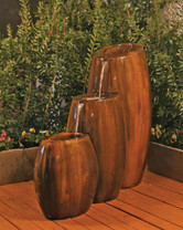 Hybrid 3-Part Fountain (GFRC in Rodda bronze)
