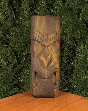 Tiki Statue (GFRC in Absolute finish)