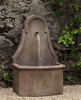 Closerie Wall Fountain (Cast Stone in Limestone finish)