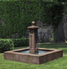 Luberon Estate Fountain (Cast Stone in Aged Limestone finish)