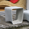 Ecal Stool Table (Fiber cement in gray finish)