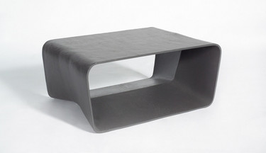 Ecal Stool Table (Fiber cement in anthracite finish)
