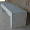 Aspen Bench 48" (Fiberglass resin and aggregate in gray stone finish)