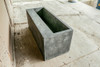 Terrace Planter 48" (fiberglass resin and aggregate in coal stone finish)