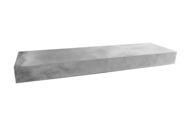Macrolithe Plinthe Bench (Fiberglass resin and aggregate in white stone finish)